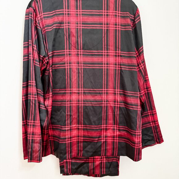TAHARI - Women's 2 Piece Pyjama - Plaid - XL - Picture 5 of 7